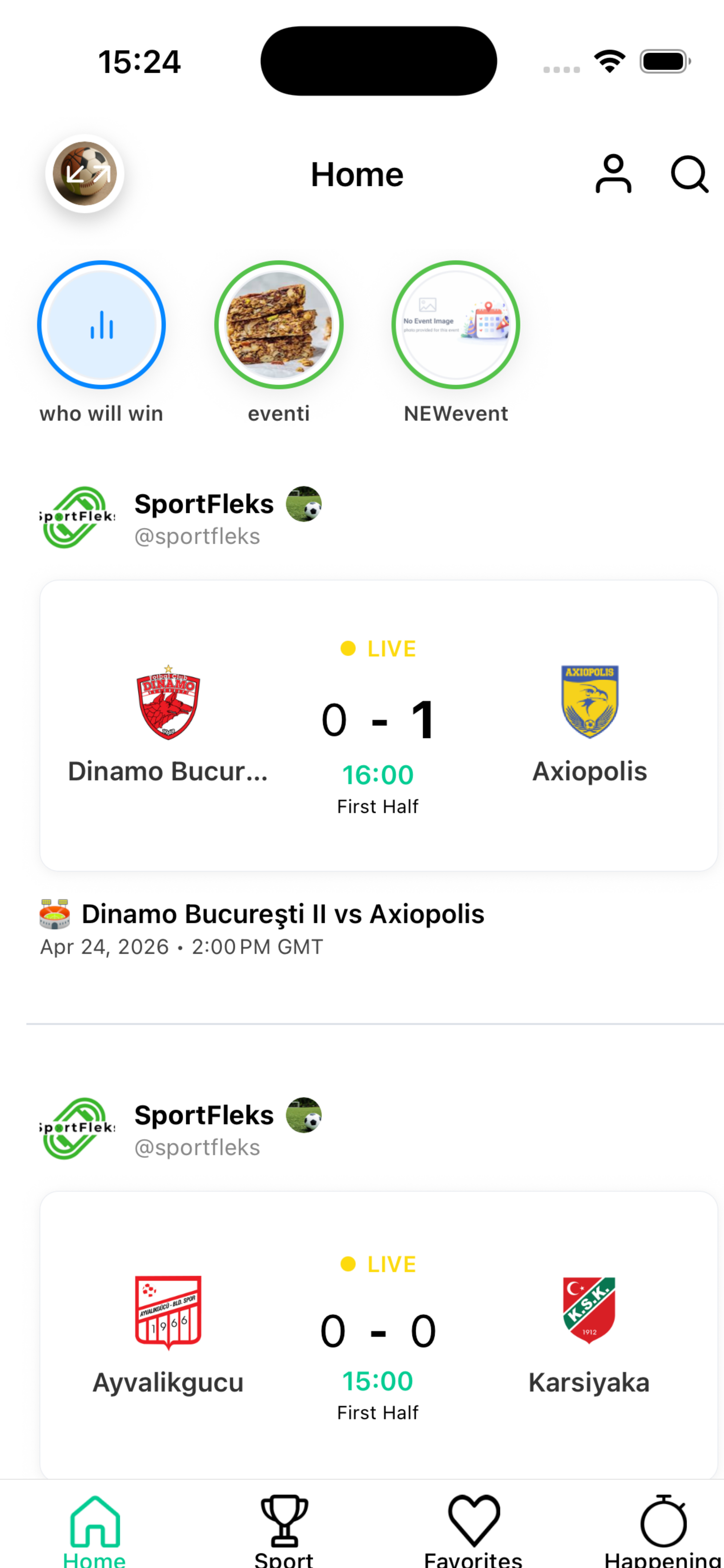 SportFleks live moment 01